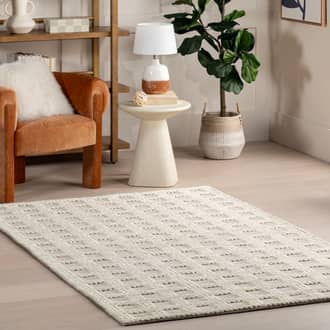 Lennon Checkered Hand Braided Jute Rug secondary image