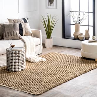 Lorainne Solid Jute Rug secondary image