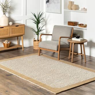 8' x 10' Khloe Textured Bordered Rug secondary image