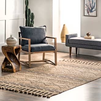 Rylie Wool-Blend Tasseled Rug secondary image