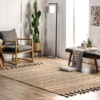 Oaklynn Wool-Blend Trellis Rug secondary image