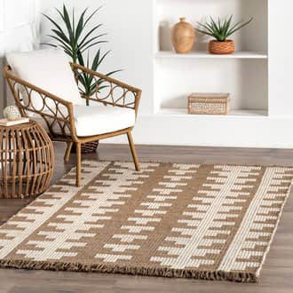 Sheena Geometric Jute Rug secondary image