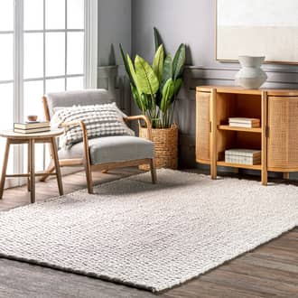 Sutton Solid Chevron Rug secondary image