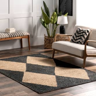 Nala Oversize Diamond Rug secondary image