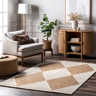 Nala Oversize Diamond Rug secondary image