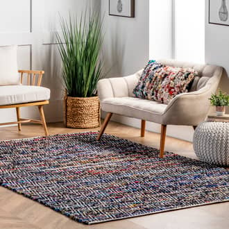 Maxine Chromatic Chevron Rug secondary image