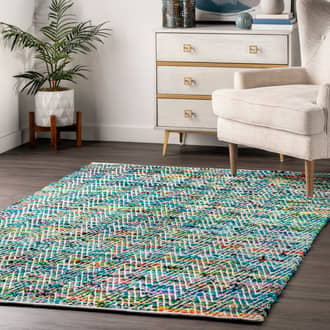 Maxine Chromatic Chevron Rug secondary image