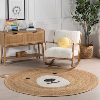 Goldie Bear Handwoven Kids Rug secondary image
