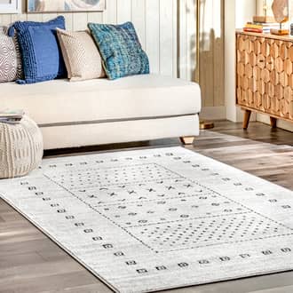 Soft Tribal Panel Rug secondary image