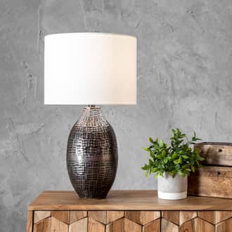 24-inch Iron Textured Urn Table Lamp secondary image