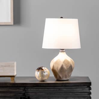 18-inch Distressed Ceramic Standard Table Lamp secondary image