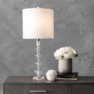 27-inch Crystal Rain Drops Table Lamp secondary image