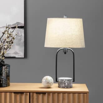 25-inch Polyresin Wire Framed Arch Table Lamp secondary image
