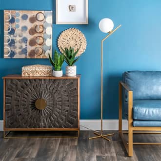 56-inch Inclined Iron Globe Floor Lamp secondary image