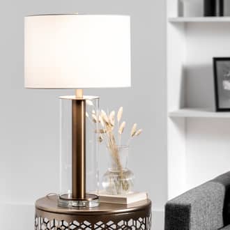 27-inch Iron Encased Column Table Lamp secondary image
