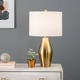 25-inch Polished Iron Standard Table Lamp secondary image