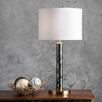 20-inch Iron Mosaic Candlestick Table Lamp secondary image