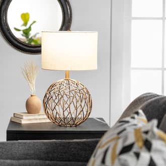 20-inch Modern Gold Lattice Ball Table Lamp secondary image