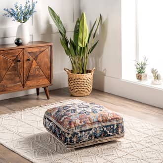 Printed Blossom Medallion Floor Cushion secondary image