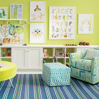 Alistair Stripe Handwoven Indoor/Outdoor Rug secondary image