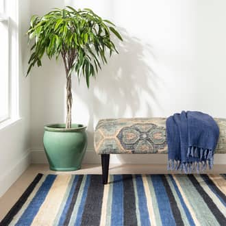 Dover Stripe Handwoven Jute Rug secondary image