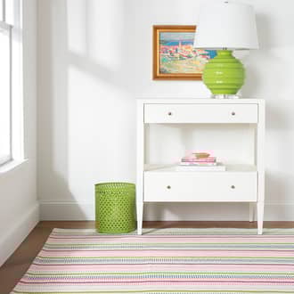 Fruit Stripe Handwoven Indoor/Outdoor Rug secondary image