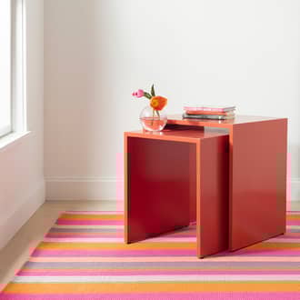 9' x 12' Juliana Stripe Handwoven Cotton Rug secondary image