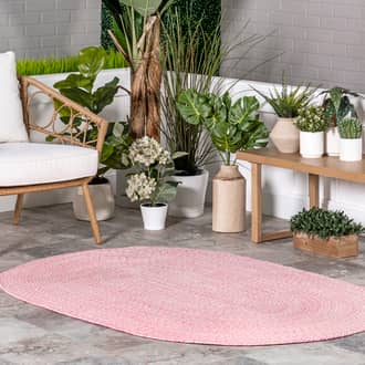 4' x 6' Handmade Braided Indoor/Outdoor Rug secondary image