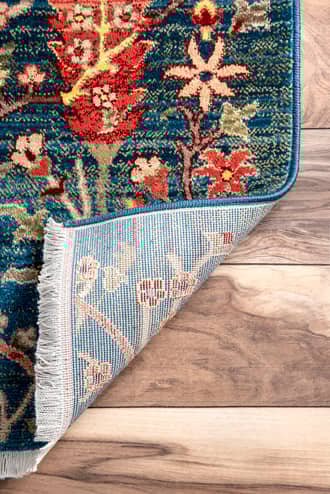 Floral Fringed Rug secondary image