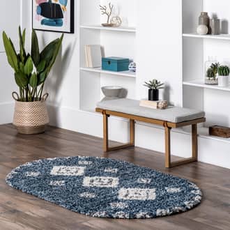 Diamond Totem Shag With Tassels Rug secondary image