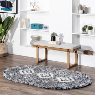 Diamond Totem Shag With Tassels Rug secondary image