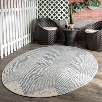 Wavy Chevron Indoor/Outdoor Rug secondary image