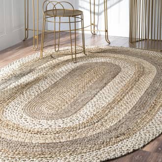 5' x 8' Braided Bengal Jute Rug secondary image