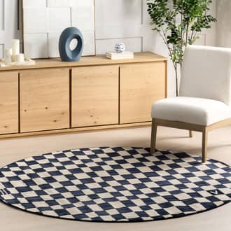 6' 4" Rasali Checkered Box Rug secondary image