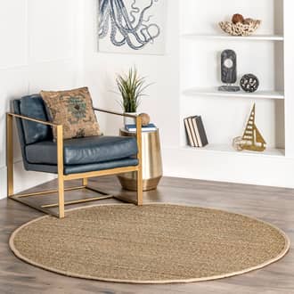 8' Seagrass with Border Rug secondary image