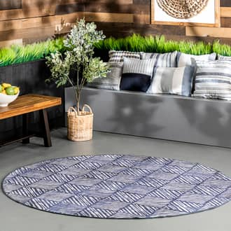 6' Johanna Tiled Washable Indoor/Outdoor Rug secondary image