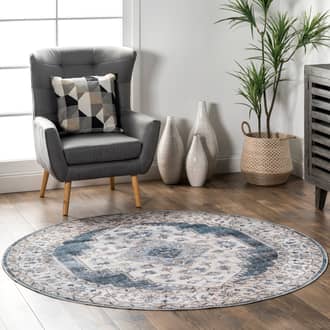 Maria Oasis Medallion Washable Rug secondary image