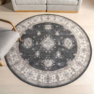 6' Andrea Bordered Washable Rug secondary image