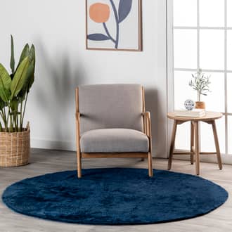 6' Washable Solid Shag Rug secondary image