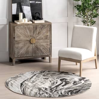 5' Marbling Art Rug secondary image