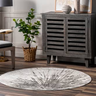 5' Alessia Splash Abstract Rug secondary image