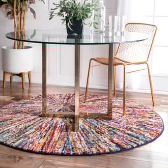 5' Prismatic Warp Space Rug secondary image