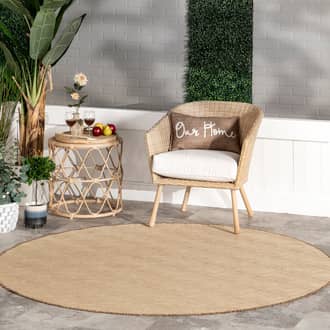 6' 7" Kirstin Diamond Indoor/Outdoor Rug secondary image
