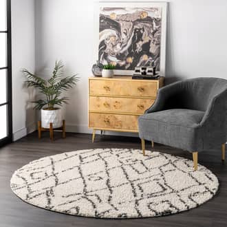 10' Moroccan Diamond Tassel Rug secondary image