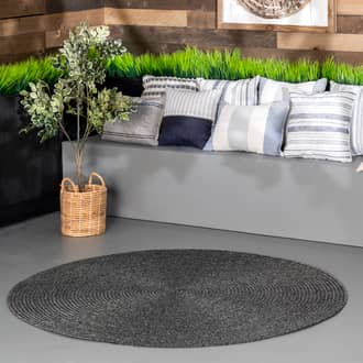 5' Handmade Braided Indoor/Outdoor Rug secondary image