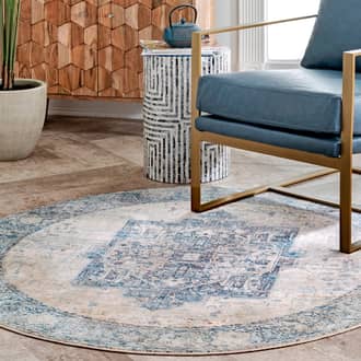 8' Fringed Medallion Rug secondary image