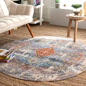 5' Distressed Medallion Rug secondary image