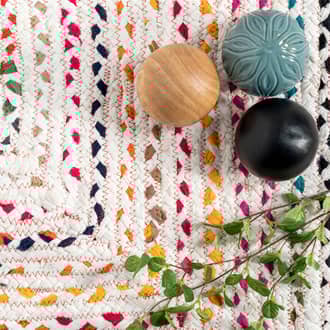 6' Bohemian Chindi Braided Rug secondary image