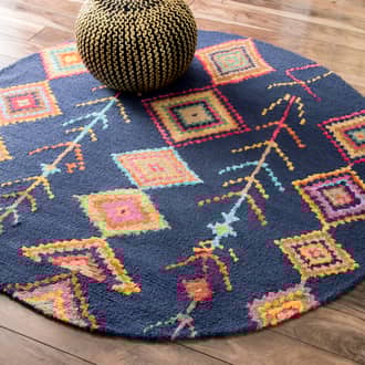 6' Moroccan Diamond Rug secondary image
