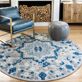 8' Castle Medallion Indoor/Outdoor Rug secondary image